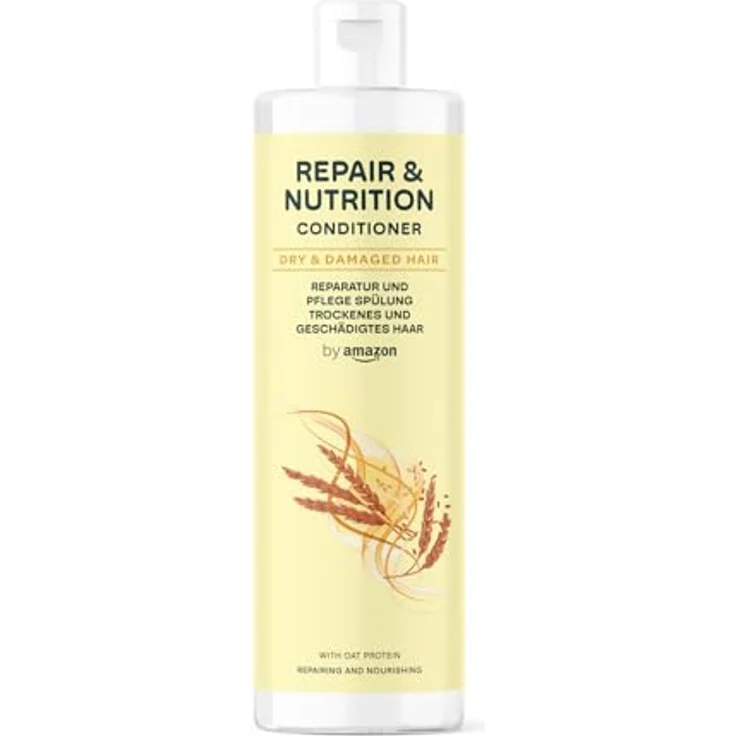 by Amazon Reparatur- und Pflegeconditioner, 2 x 300 ml für trockenes und beschädigtes Haar, vegane Formel ohne Silikone und Mikroplastik – Bild 2