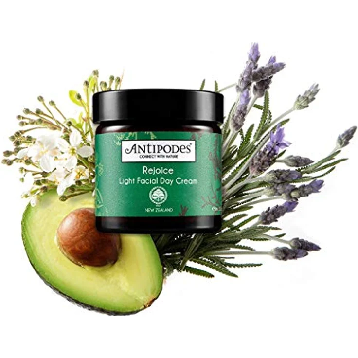 Antipodes Rejoice Light Facial Day Cream, leichte feuchtigkeitsspendende Tagescreme mit Tiefenwirkung, 60 ml – Bild 7