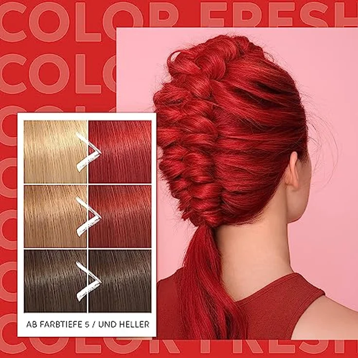 Wella Professionals Color Fresh Mask Red – Pflegende Tönung mit Avocadoöl für aufgehelltes und helles Haar – 150 ml – Bild 5