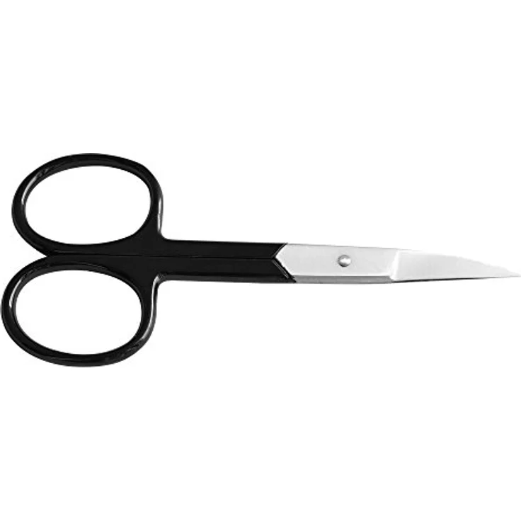 K-Pro Nagelschere Gebogen Spitz Scharf Edelstahl, rostfrei 1 Stück (Schwarz) – Bild 5