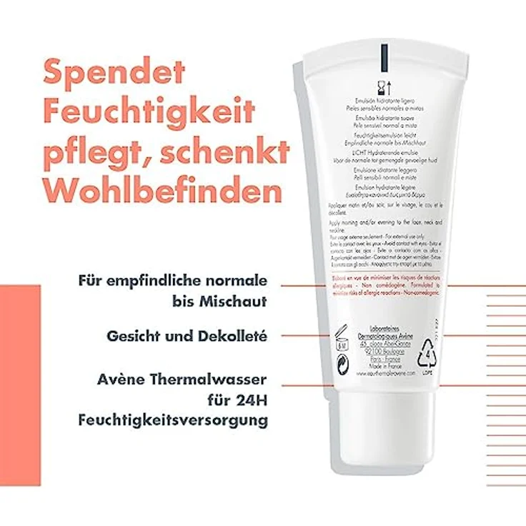 Avene Hydrance Leicht Feuchtigkeitsemulsion 40 ml – Bild 3