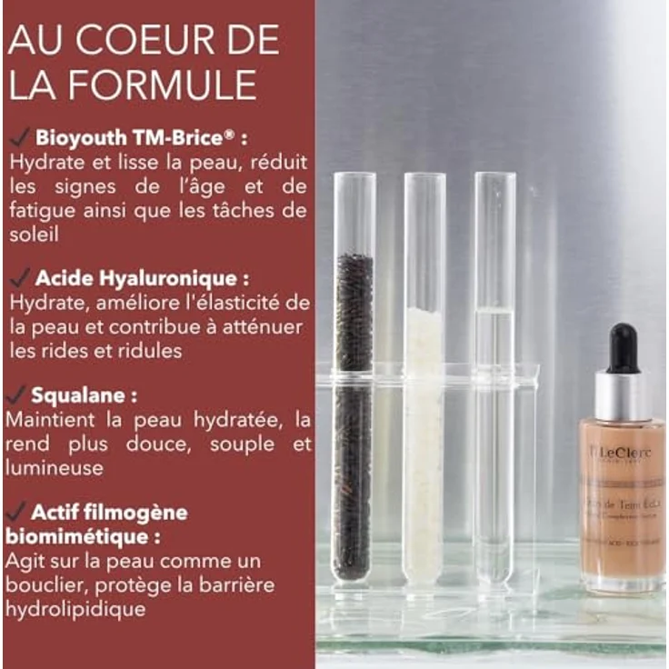T. LeClerc Radiant Complexion Serum, Gesichtsserum mit Anti-Aging Wirkung für alle Hauttypen, 30 ml – Bild 5