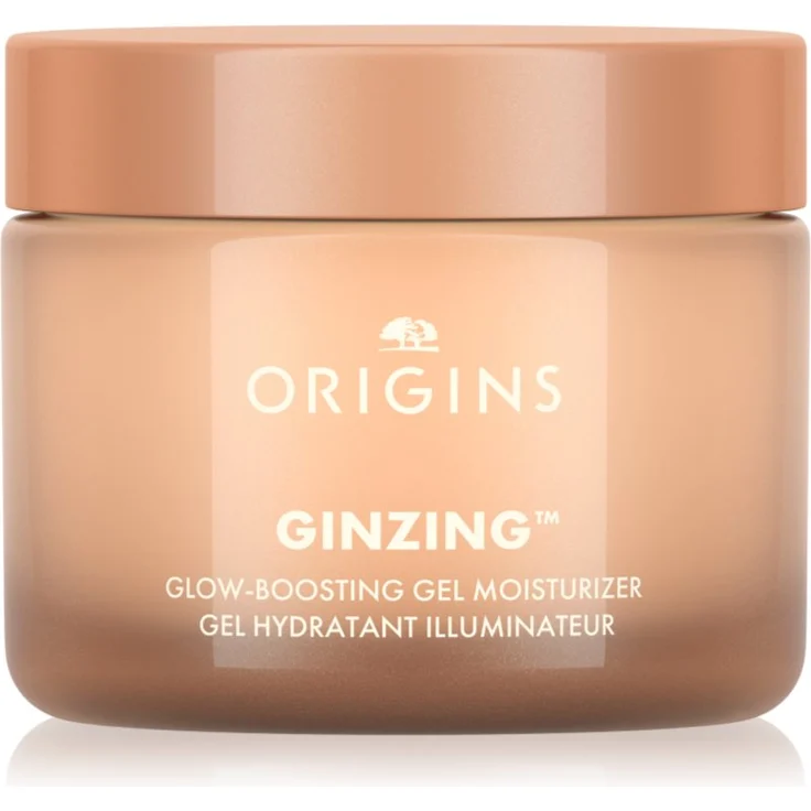 Origins GinZing™ Glow-Boosting Gel Moisturizer, hydratisierende Gel-Creme zur Verjüngung der Gesichtshaut, Farbton Bronze Glow, 50 ml