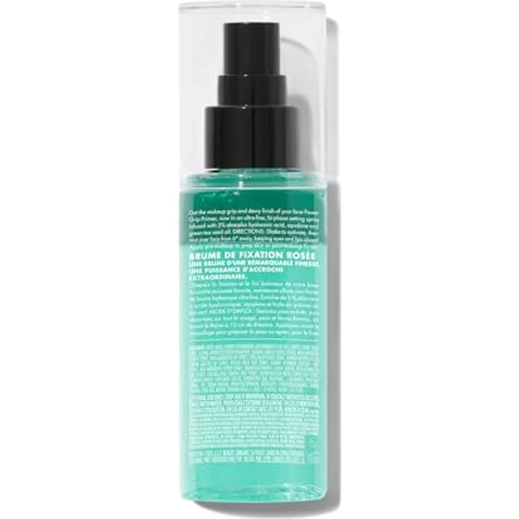 e.l.f. Cosmetics Power Grip Dewy Fixing Spray & Fixierpuder, 80 ml, feuchtigkeitsspendend mit 5% Aloe und Hyaluronsäure – Bild 2