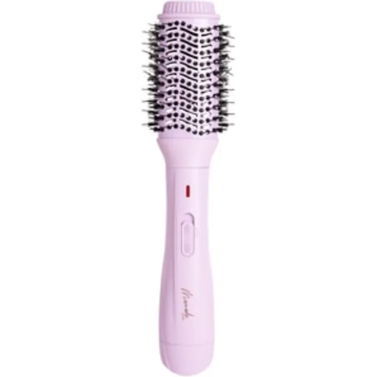 Mermade Blow Dry Brush, lilafarbene Warmluftbürste mit Ionen-Technologie und ovaler Bürstenform für schnelles Föhnen und glänzendes Haar
