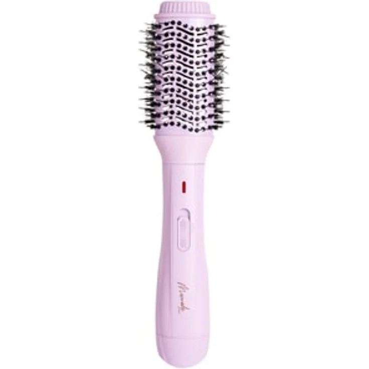 Mermade Blow Dry Brush, lilafarbene Warmluftbürste mit Ionen-Technologie und ovaler Bürstenform für schnelles Föhnen und glänzendes Haar