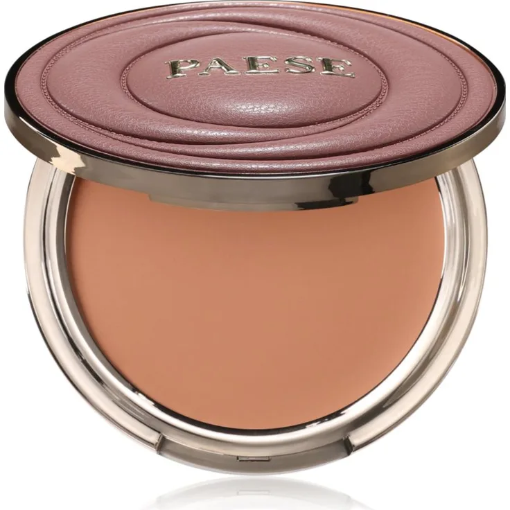 Paese Self Glow Bronzer, cremiger Bronzer Farbton 01 Velvet Tan, 8 g, geeignet zum Konturieren und für einen gesunden Teint