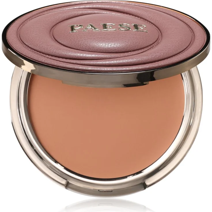 Paese Self Glow Bronzer, cremiger Bronzer Farbton 01 Velvet Tan, 8 g, geeignet zum Konturieren und für einen gesunden Teint
