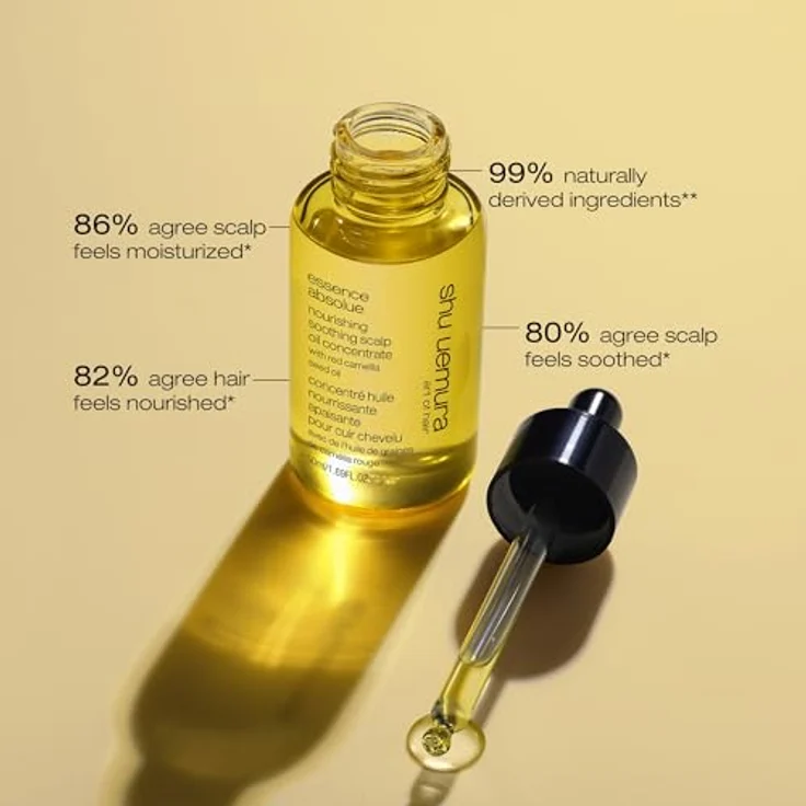 Shu Uemura Essence Absolue Beruhigendes Kopfhautkonzentrat mit rotem Kamiliensamenöl 50 ml – Bild 3
