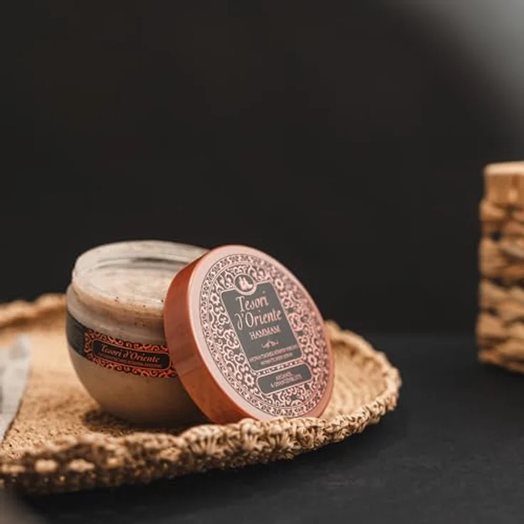 Tesori d'Oriente Körperpeeling 'Hammam' | Aromatisches Bodyscrub mit Orangenblüten und Arganöl | Wellness-Rituale für Körper & Sinne | 300 ml – Bild 5