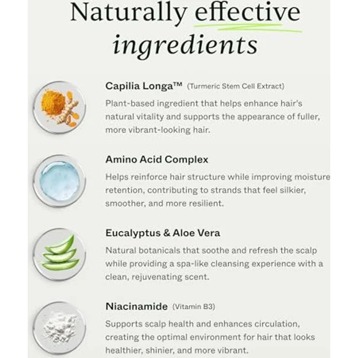 Scandinavian Biolabs Bio-Pilixin® Hair Strength Shampoo, gegen Haarausfall für Frauen, 250 ml, vegan mit Kurkumaextrakt und Aminosäurekomplex – Bild 3