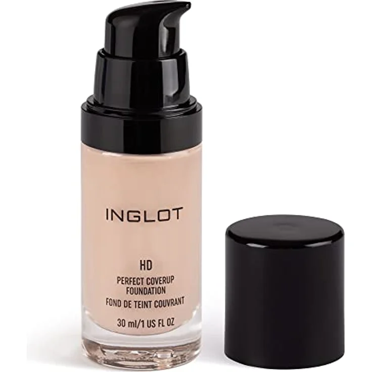 Inglot HD PERFECT COVERUP Foundation 30 ml, Nr. 72, hypoallergen, für jeden Hautton, mit HD-Pigmenten und weißem Trüffel-Extrakt – Bild 2