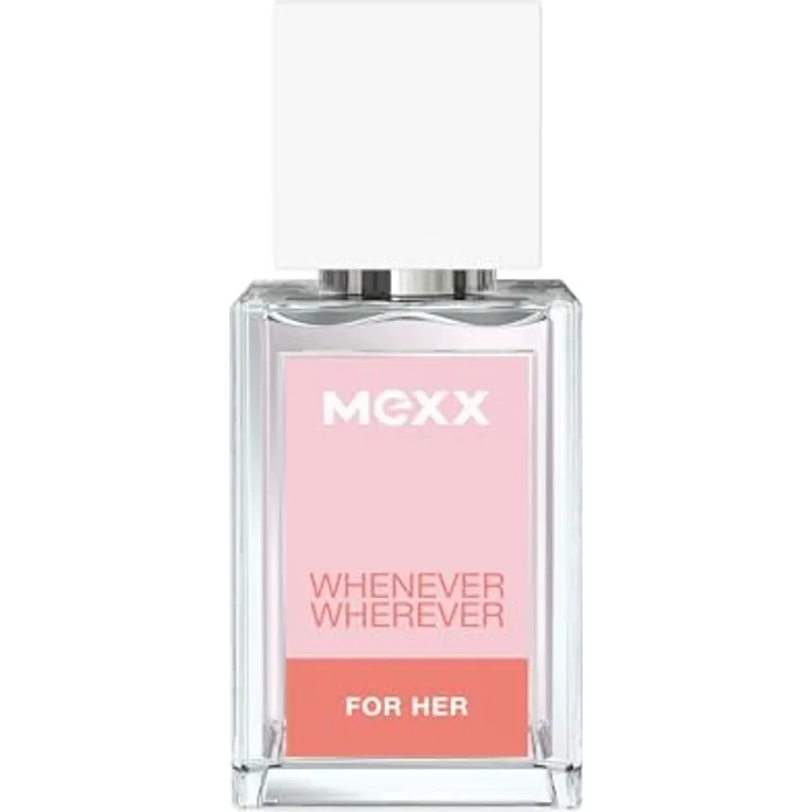 Mexx Whenever Wherever Woman Eau de Toilette, frischer, blumig-fruchtiger Duft für Frauen, 15ML