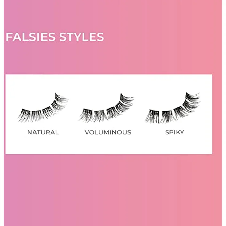 KISS imPRESS FALSIES Press-on Lash KIT 01 Natural, Wimpern-Cluster mit Pre-Bonded-Technologie für natürlichen Look, 20 Stück – Bild 5