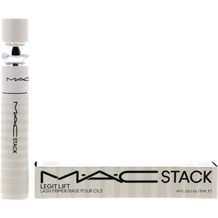 MAC MACSTACK Legit Lift Lash Primer Mascara, 12 ml mit Rizinusöl und Provitamin B5 für Wimpern mit Schwung und Volumen – Bild 1