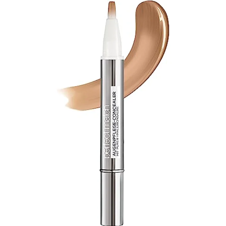 L'Oréal Paris Augenpflege - Concealer, Abdeckstift gegen Augenringe, Mit Hyaluronsäure und Vitamin C, Perfect Match, 7.5-9D - Golden Honey, 2 ml – Bild 2