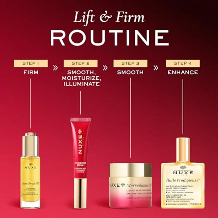 Nuxe Merveillance LIFT Eye Lighter Serum, aufhellendes Augenkonturserum mit Hyaluronsäure, 12 ml – Bild 6