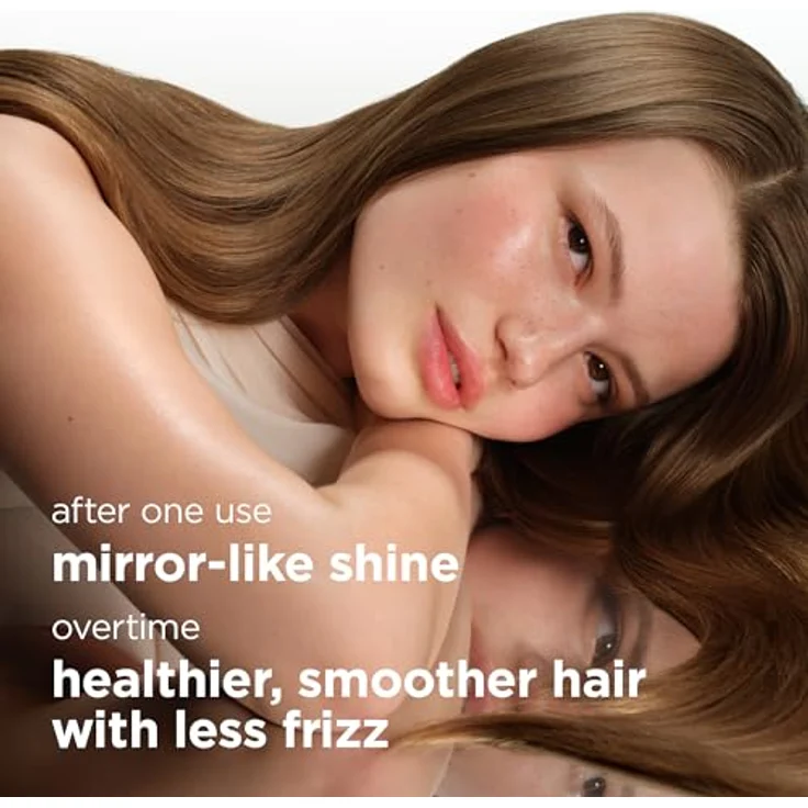 Maria Nila Mirror Gloss High Shine Shampoo 1000 ml, feuchtigkeitsspendend mit Chia-Peptiden für glänzendes Haar – Bild 3