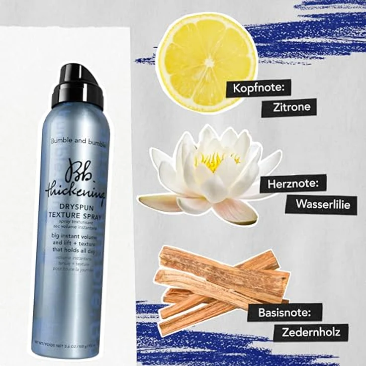 Bumble and bumble Thickening Dryspun Spray, Volumenspray für Damen, 60 ml - maximales Haarvolumen ohne Klebeeffekt – Bild 8