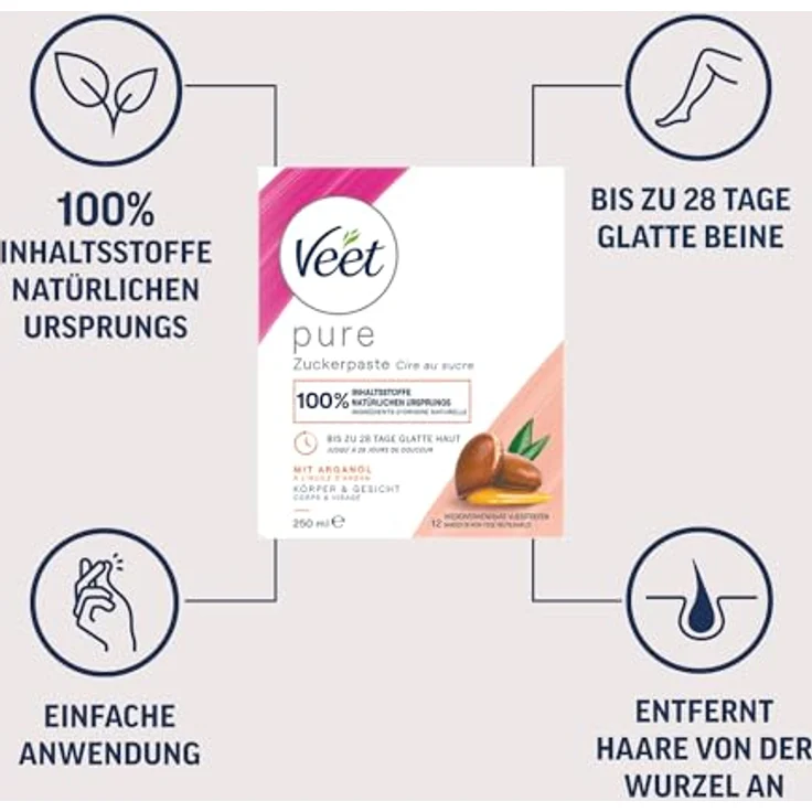 Veet Zuckerpaste 250 ml – Bild 3
