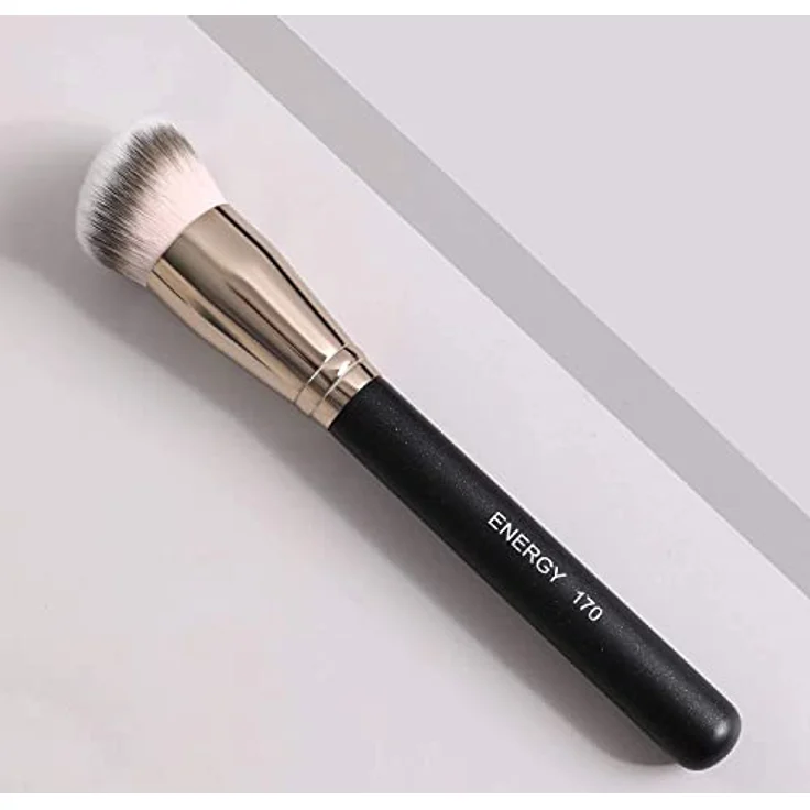 ENERGY Großer, abgewinkelter Foundation-Pinsel mit flacher Oberseite, Make-up-Pinsel für flüssiges Make-up - 170 – Bild 5