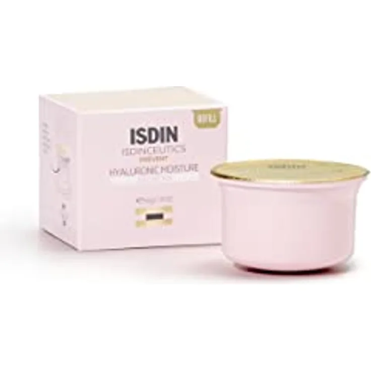 ISDIN ISDINCEUTICS Hyaluronic Moisture Sensitive Skin Refill, feuchtigkeitsspendende Gesichtscreme mit Hyaluronsäure und Niacinamid für empfindliche Haut, 50 g