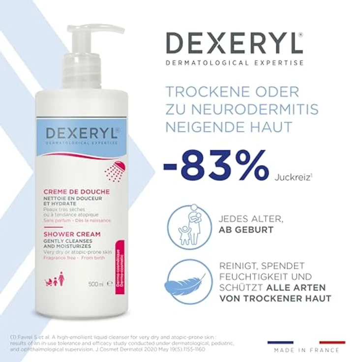 DEXERYL Shower Duschcreme 500 ml – Bild 2