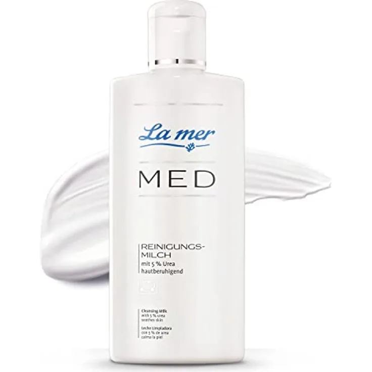 La mer MED Reinigungsmilch - Sanfte Gesichtsreinigung - Schonende und gründliche Reinigung - Für empfindliche und trockene Haut geeignet - Für Frauen und Männer - 100 ml