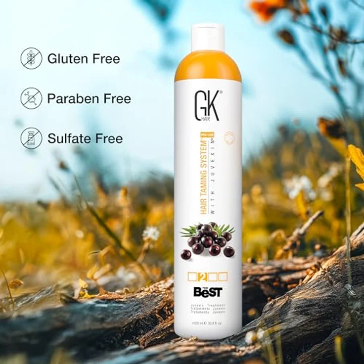 GK Hair The Best Acai, intensive Haarkur mit regenerierender Wirkung, 1000 ml, feuchtigkeitsspendend und glättend – Bild 8