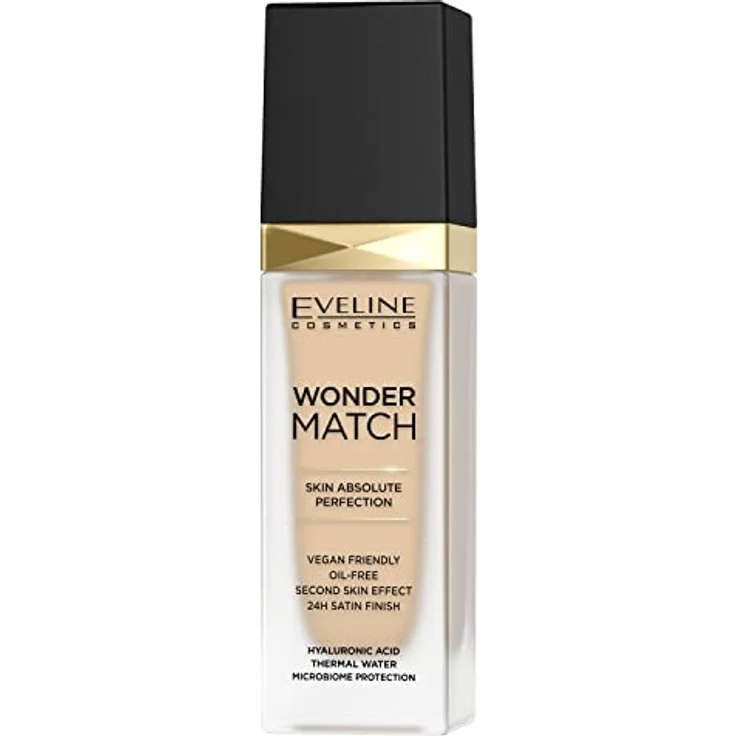 Eveline Cosmetics Wonder Match Luxurious Face Foundation 11, 30 ml, 11 Almond – Bild 1