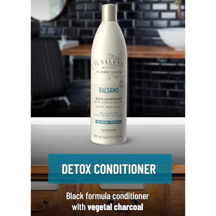 Alfaparf Milano Il Salone Milano Detox, reinigender Detox-Conditioner für alle Haartypen, 500 ml - nährt, pflegt und schützt Haar vor Umwelteinflüssen – Bild 11