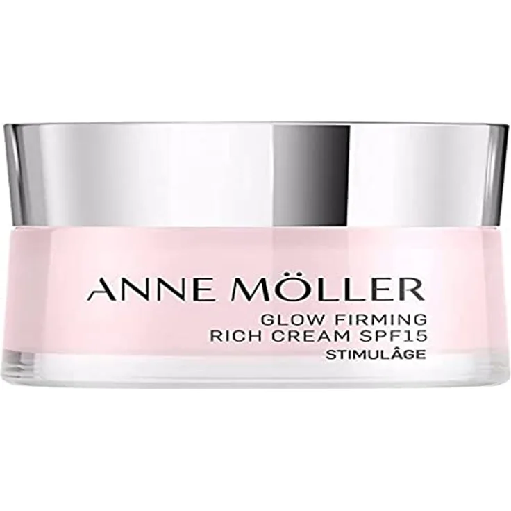 ANNE MOLLER STIMULAGE CREMA RICA ILUMINADORA REAFIRMANTE SPF15 50 ML - Gesichtscreme mit Feuchtigkeitsspendender Wirkung, hautverfeinernd, sanfter Blütenduft