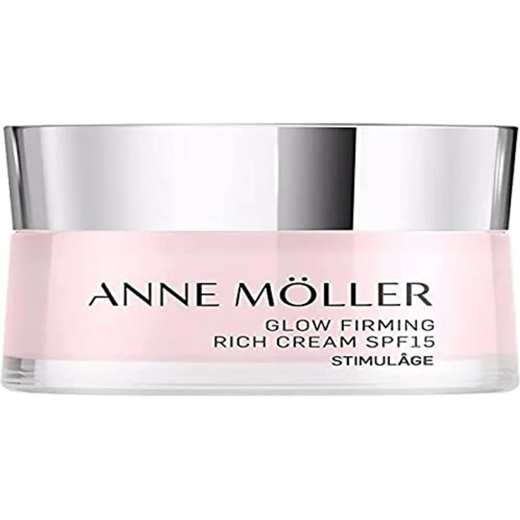 ANNE MOLLER STIMULAGE CREMA RICA ILUMINADORA REAFIRMANTE SPF15 50 ML - Gesichtscreme mit Feuchtigkeitsspendender Wirkung, hautverfeinernd, sanfter Blütenduft – Bild 1