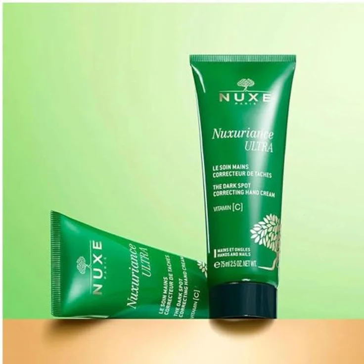 Nuxe NUXURIANCE® ULTRA 75ml Hand- und Nagelcreme mit stabilisiertem Vitamin C, Anti-Ageing und Anti-Dunkel-Punkte-Wirkung, feminines und elegantes Parfüm – Bild 3