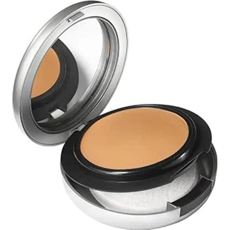 MAC Cosmetics Studio Fix Cream-to-Powder Foundation, Hybrid Puder-Foundation mit mittlerer Deckkraft, Farbton N18, 10 g – Bild 2