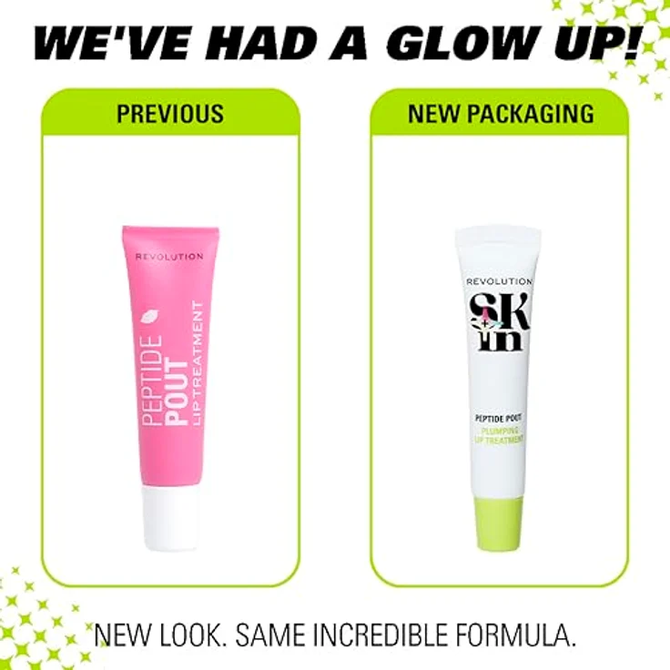 Revolution Skincare Peptide Pout Lip Balm, feuchtigkeitsspendender Lippenbalsam mit Volumenwirkung, vegan und tierversuchsfrei, 15ml – Bild 3