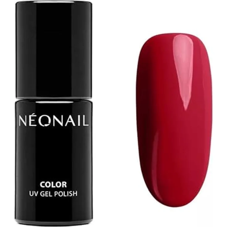 NÉONAIL UV Nagellack 7,2 ml Rot Raspberry Red mit hoher Deckkraft und bis zu 21 Tage langanhaltender Maniküre – Bild 1