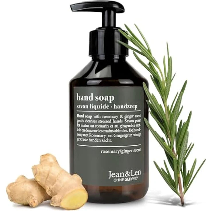 Jean & Len Ohne Gedøns* Rosemary / Ginger Duft Flüssigseife 250 ml – Bild 1