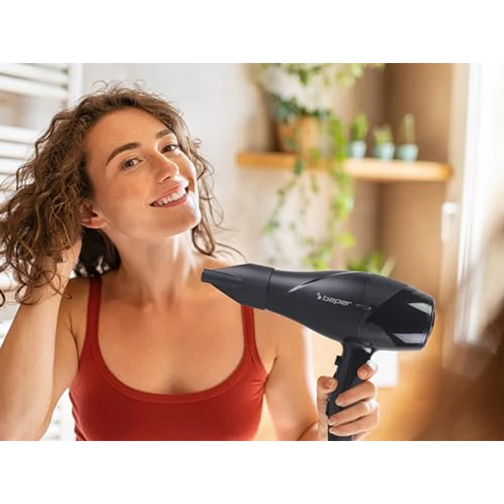 BEPER P301ASC002 Professioneller Haartrockner 2200 W, 2 Geschwindigkeiten, 3 Temperaturen, Kaltluftstoß, Volumendiffusor und Styling-Konzentrator, langlebiger Motor – Bild 5