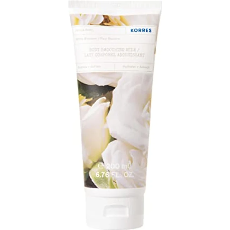 KORRES White Blossom Glättende Bodymilk mit Aloe Vera, vegan, dermatologisch getestet, 200 ml – Bild 1