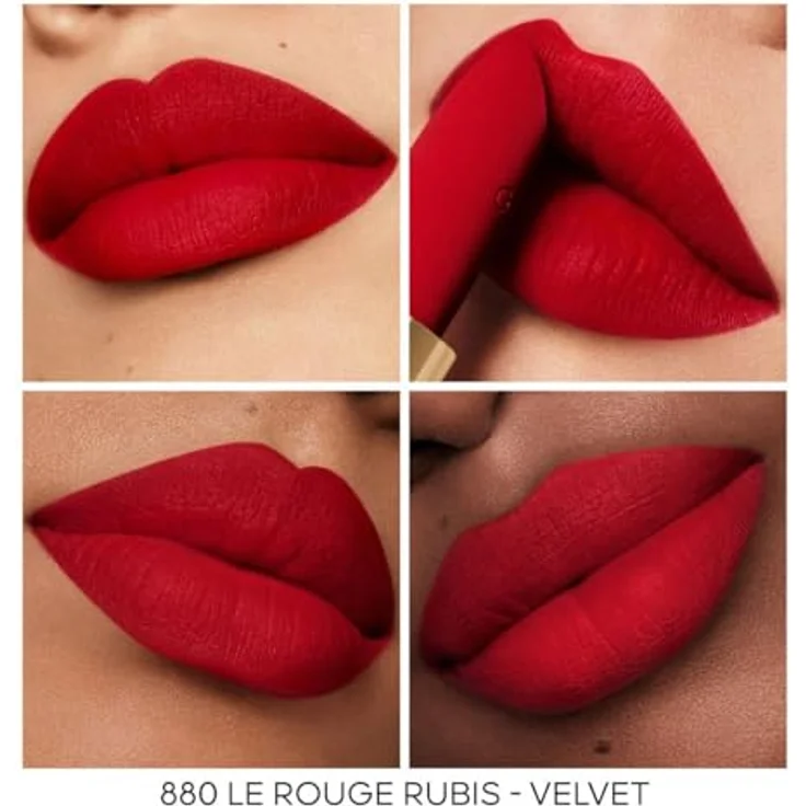 GUERLAIN Rouge G Velvet Lippenstift, ultra-pflegende Samtformel, 3,5 g, satinierter und samtig-matter Finish – Bild 5