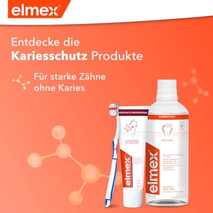 Elmex Kariesschutz Inter X Zahnbürste Kurzkopf mittel, 1 Stück, mit Kreuzweise, mit Interdentalborsten – Bild 6
