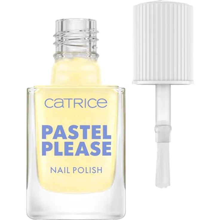Catrice Pastel Please Nail Polish, Nr. 030, Gelb, langanhaltend, hochpigmentiert, schimmernd, farbintensiv, 10.5ml – Bild 2