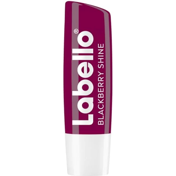 Labello Blackberry Shine Lippenpflegestift, 4,8 g, mit zartrotem Glanz, 24h Feuchtigkeit, Sheabutter und Brombeeraroma – Bild 3