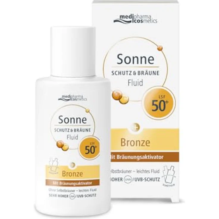 Dr. Theiss SONNE Schutz & Bräune Fluid bronze LSF 50+, 50 ml, hochwirksamer UV-Schutz für bronzene Haut – Bild 1