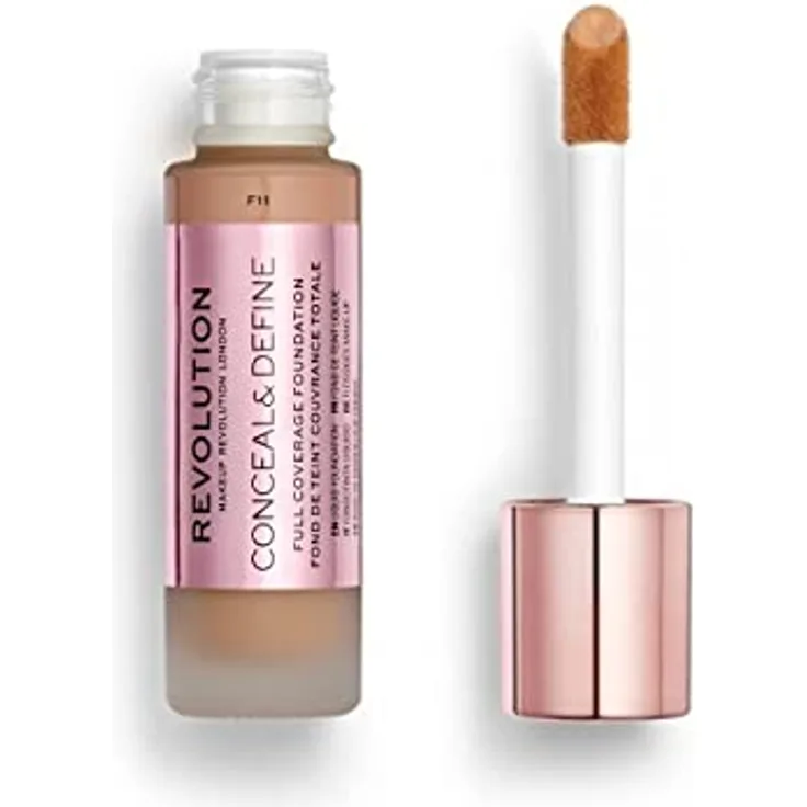 Makeup Revolution, Conceal & Define Grundierung, F11, 23ml