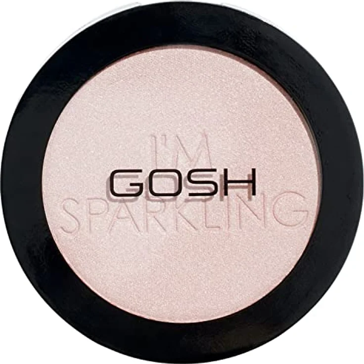 GOSH PUDER HIGHLIGHTER I'M SPARKLING, Langanhaltender Puder-Highlighter für Gesicht & Körper, Parfümfrei & Vegan, 003 Pearl Dust – Bild 1