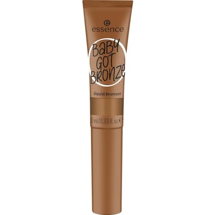 essence cosmetics BABY GOT BRONZE liquid bronzer, Nr. 20, Braun, langanhaltend, definierend, natürlich, vegan, ölfrei, 1er Pack (10ml) – Bild 2