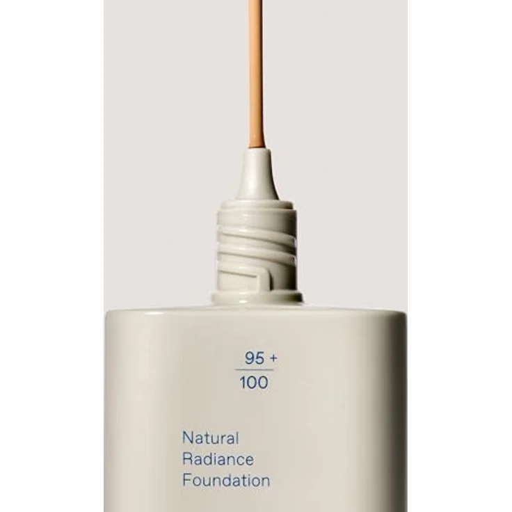 KORRES Natural Radiance Foundation Medium 02, mittlere Deckkraft, vegan, mit Pfingstrosen-Blütenextrakt, 30 ml – Bild 5