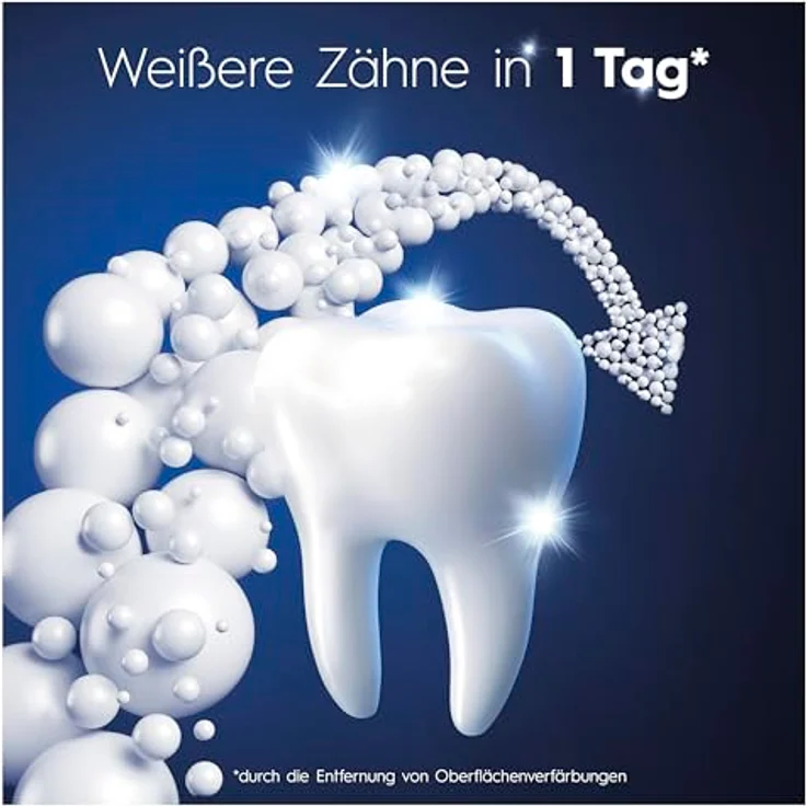 Oral-B Pro 3D White Clinical Intensive Whitening Zahnpasta, Weiße Zähne in 1 Tag, Süße Minze, 75ml – Bild 3